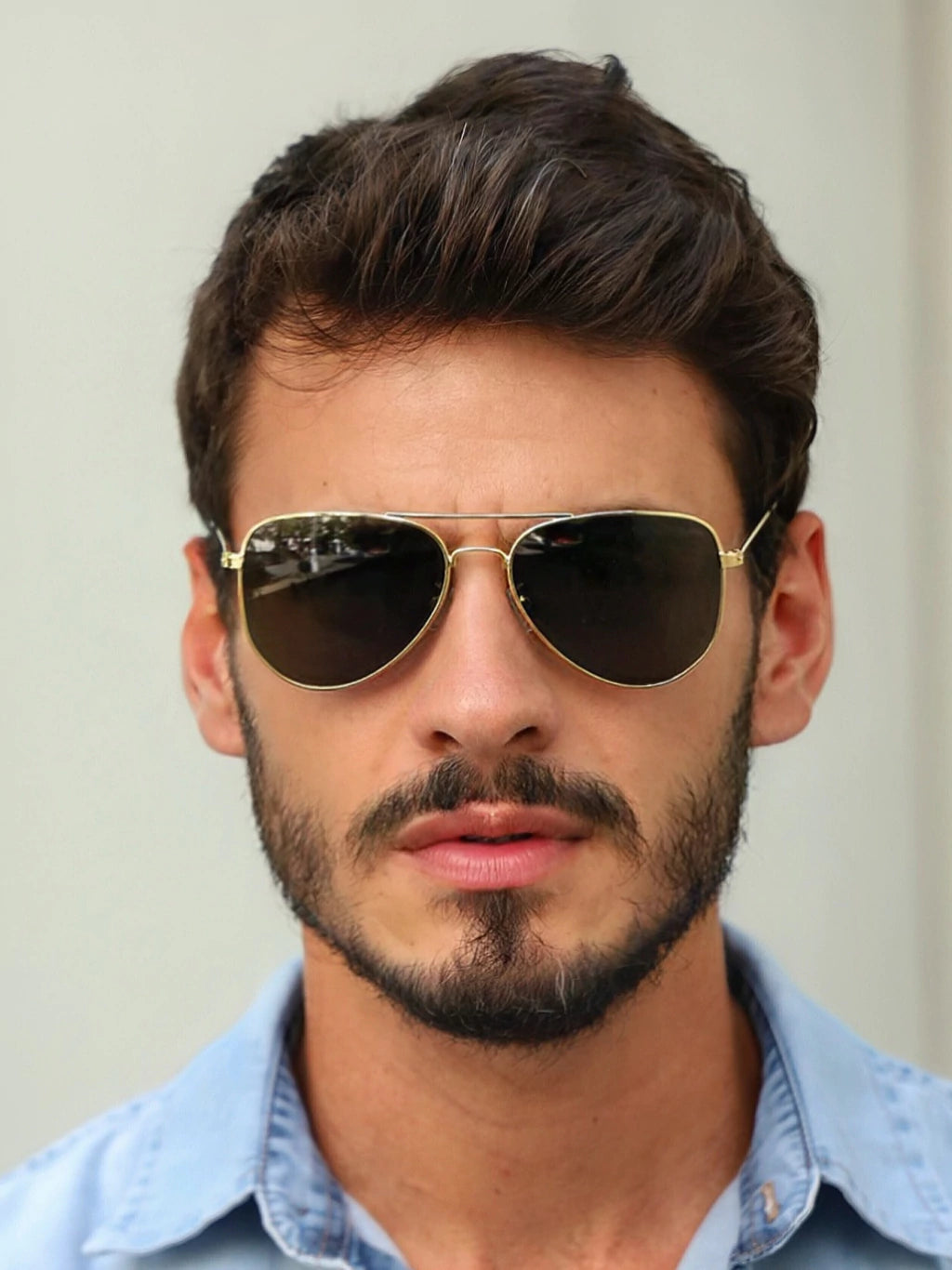 Óculos de Sol Aviator Gold